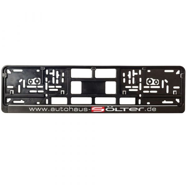Kennzeichenhalter, Nummernschildhalter mit abnehmbarer Leiste Kennzeichenhalter, Nummernschildhalter mit abnehmbarer Leiste