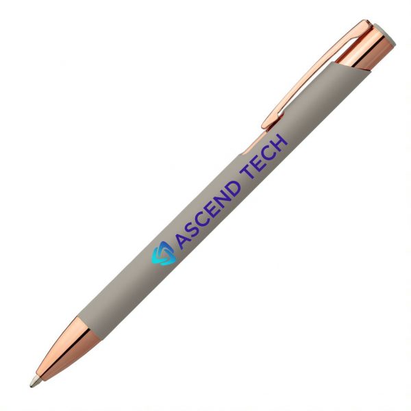Metall Kugelschreiber mit Gravur "MRQ"