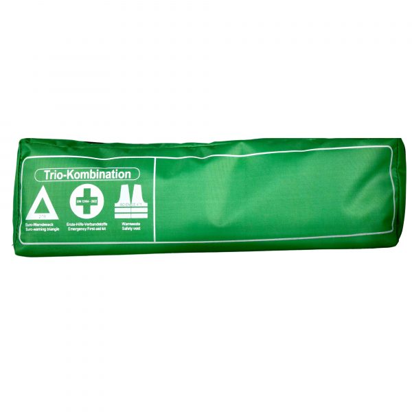 Trio-Kombitasche, Erste Hilfe Set, Sanitasche, Verbadstasche 3 in 1 Grün Trio Kombitaschen / 3 in 1 KFZ Verbandtasche DIN 13164