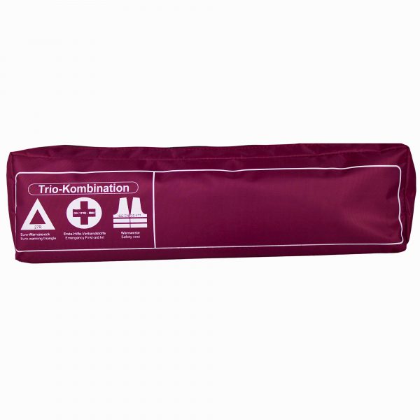 Trio-Kombitasche, Erste Hilfe Set, Sanitasche, Verbadstasche 3 in 1 Weinrot Trio Kombitaschen / 3 in 1 KFZ Verbandtasche DIN 13164